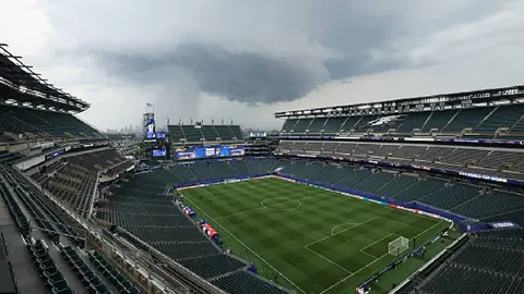 Tormenta eléctrica amenaza con retrasar el Francia vs Irak en Filadelfia