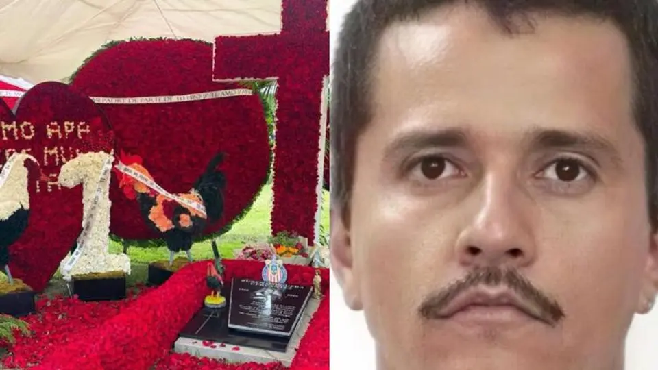 Captan tumba de ‘El Mencho’ cubierta de rosas durante el Día del Padre