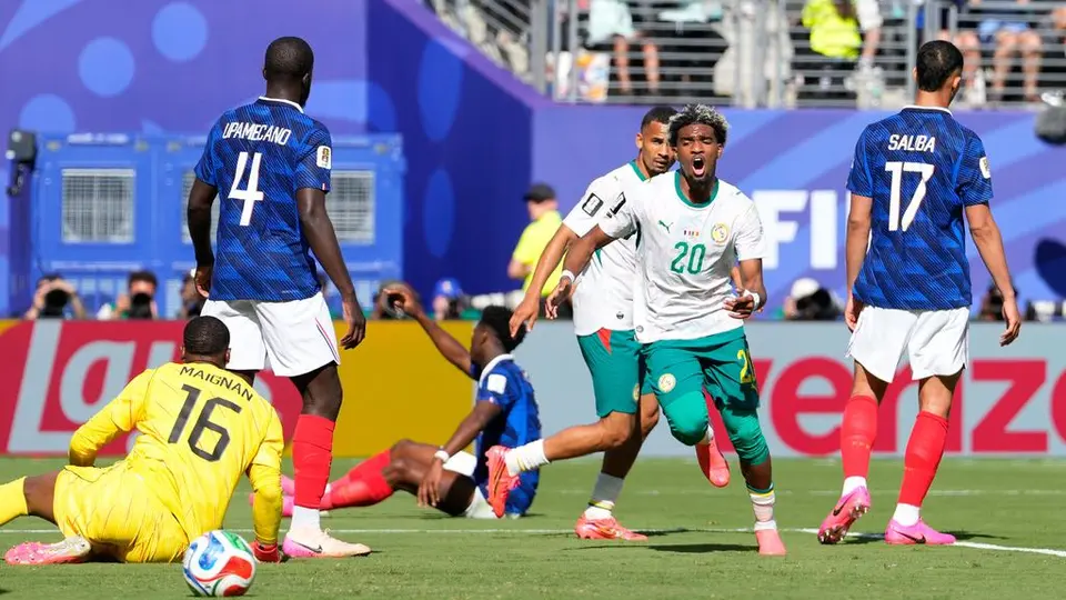 Ibrahim Mbaye con la Selección de Senegal en el Mundial 2026 | AP