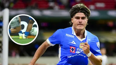 ¿Perdonaron la roja? Luka Romero marca gol tras polémica entrada en el Cruz Azul vs Puebla
