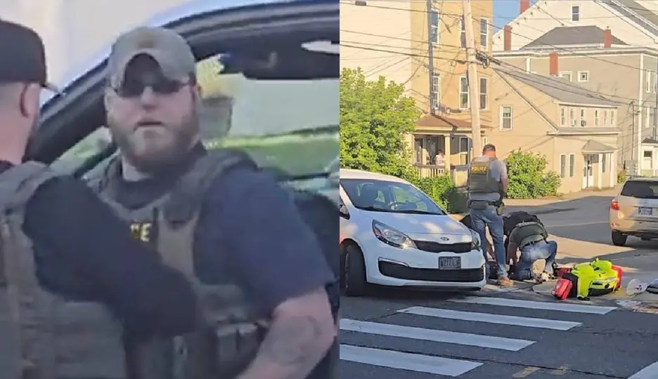 Captura de miembros del ICE a personas migrantes en Estados Unidos / RRSS