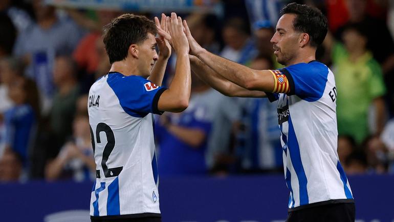 Festejo del gol de los Pericos | AP