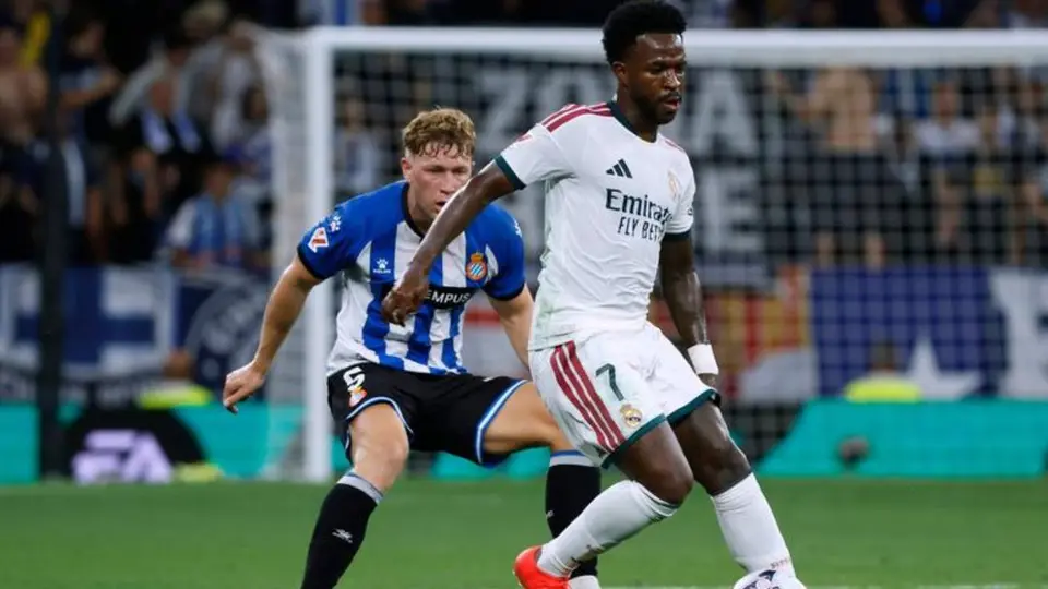 Vinicius Júnior con el Real Madrid en LaLiga | AP