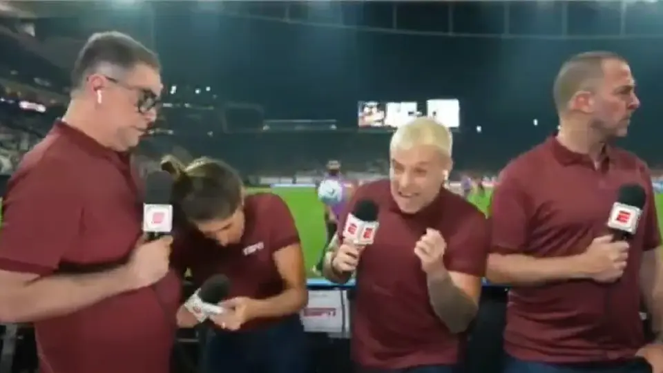 Reportera de Brasil sufre duro impacto en plena transmisión