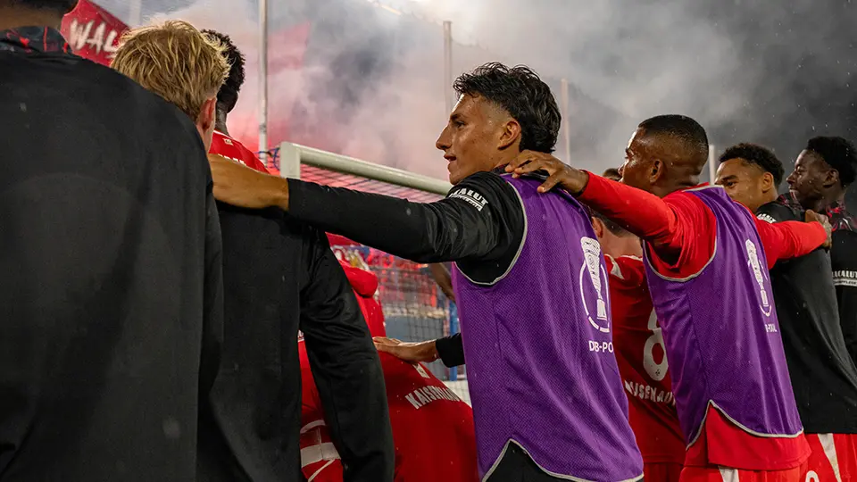 Festejos de la victoria | IG: @1fckaiserslautern1900
