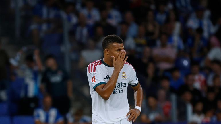 Kylian Mbappé no ha podido anotar en el partido | AP