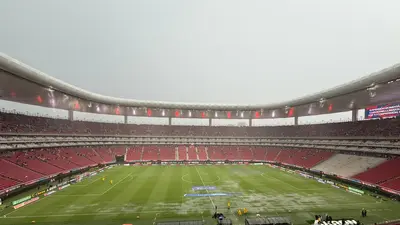 Como alberca: Así quedó el Estadio Akron tras fuerte lluvia que retrasó Chivas vs Xolos