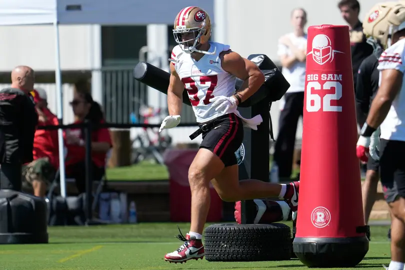 Nick Bosa, defensivo de San Francisco | AP