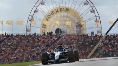 George Russell manda en Zandvoort con victoria en la carrera sprint; Checo Pérez vuelve a sufrir con Cadillac