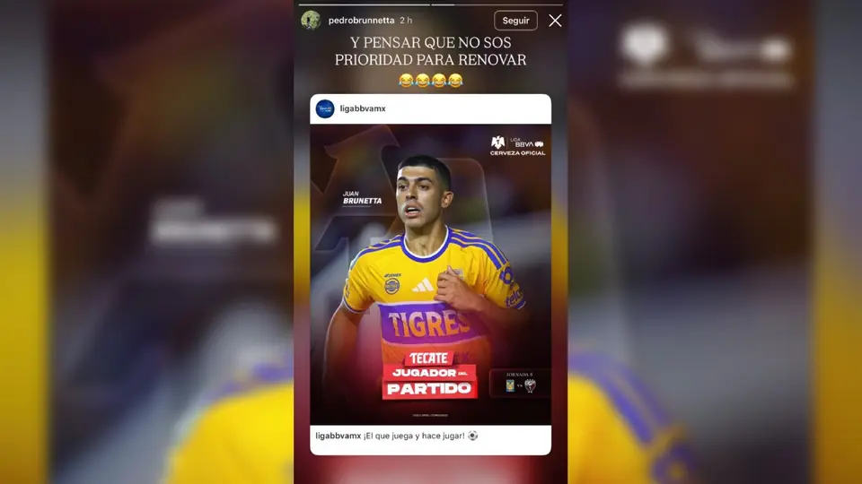 Mensaje del hermano de Brunetta | CAPTURA DE PANTALLA