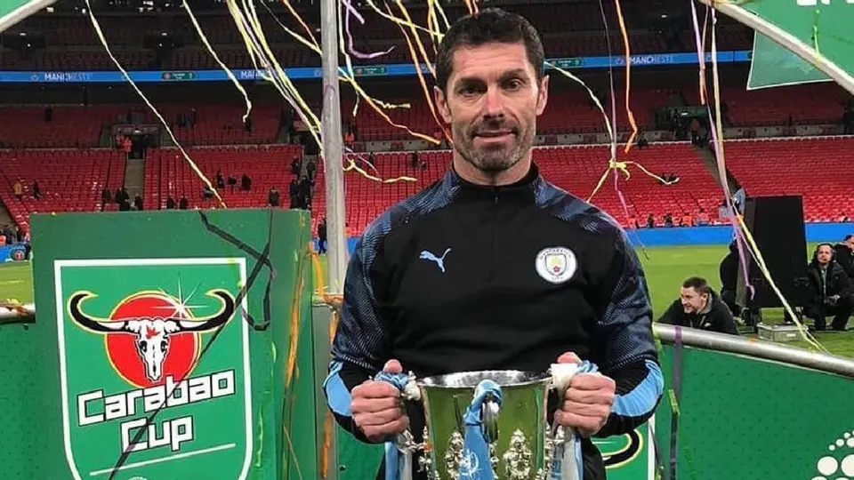 Xabier Mancisidor, con Manchester City | Captura de pantalla