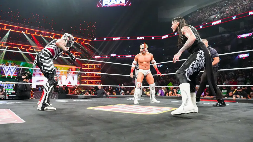 Triple amenaza entre Penta, Dragon Lee y Dominik Mysterio | wwe.com