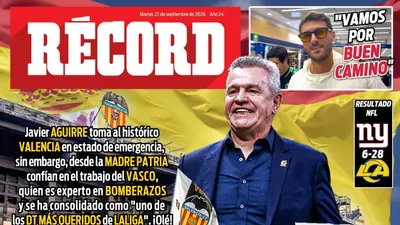Portada RÉCORD 22 de septiembre de 2026