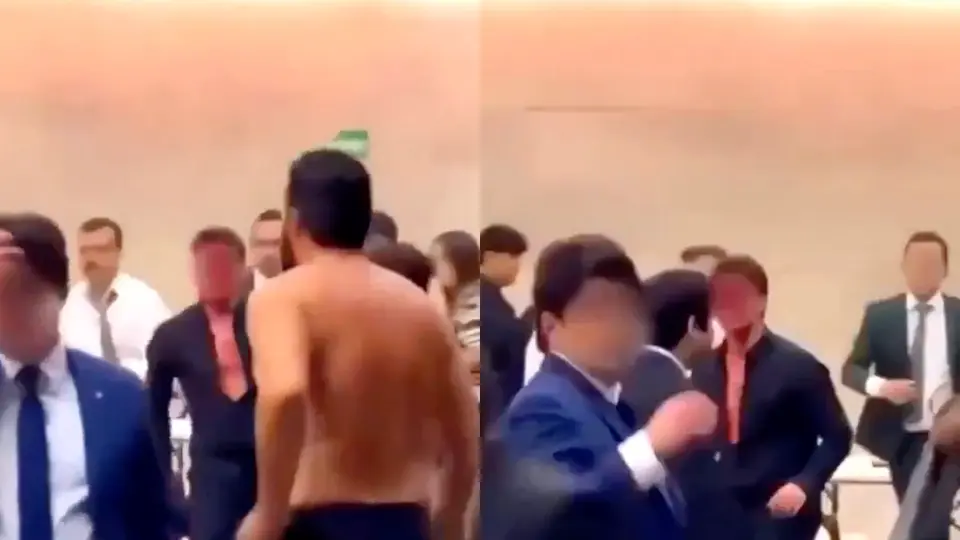 VIDEO|¡Se armó la pelea! Fiesta de graduación de la Universidad Cuauhtémoc termina a golpes