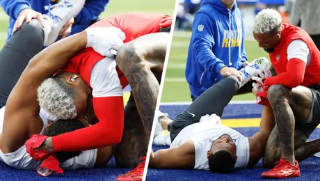 Odell Beckham y Aaron Donald se reencuentran en el estadio donde fueron campeones con Rams