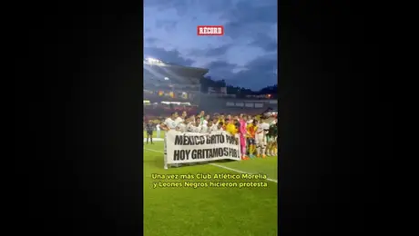 Morelia y Leones Negros no detienen las protestas