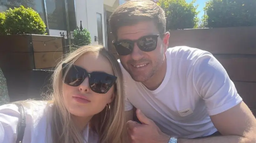 La hija de Steven Gerrard fue captada con familiar de un importante capo de la mafia irlandesa