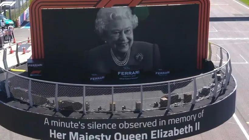 Fórmula 1: Rinden tributo a la Reina Isabel II; corrieron ‘acompañados’ por la monarca