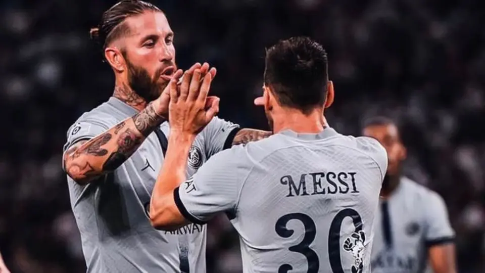 PSG: Lionel Messi se calentó con Ramos tras sufrir una fuerte entrada en el entrenamiento