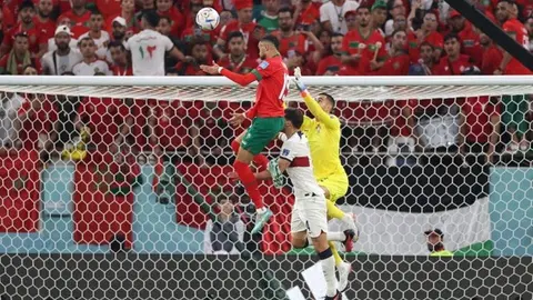 Qatar 2022: En-Nesyri superó récord de altura de Cristiano Ronaldo