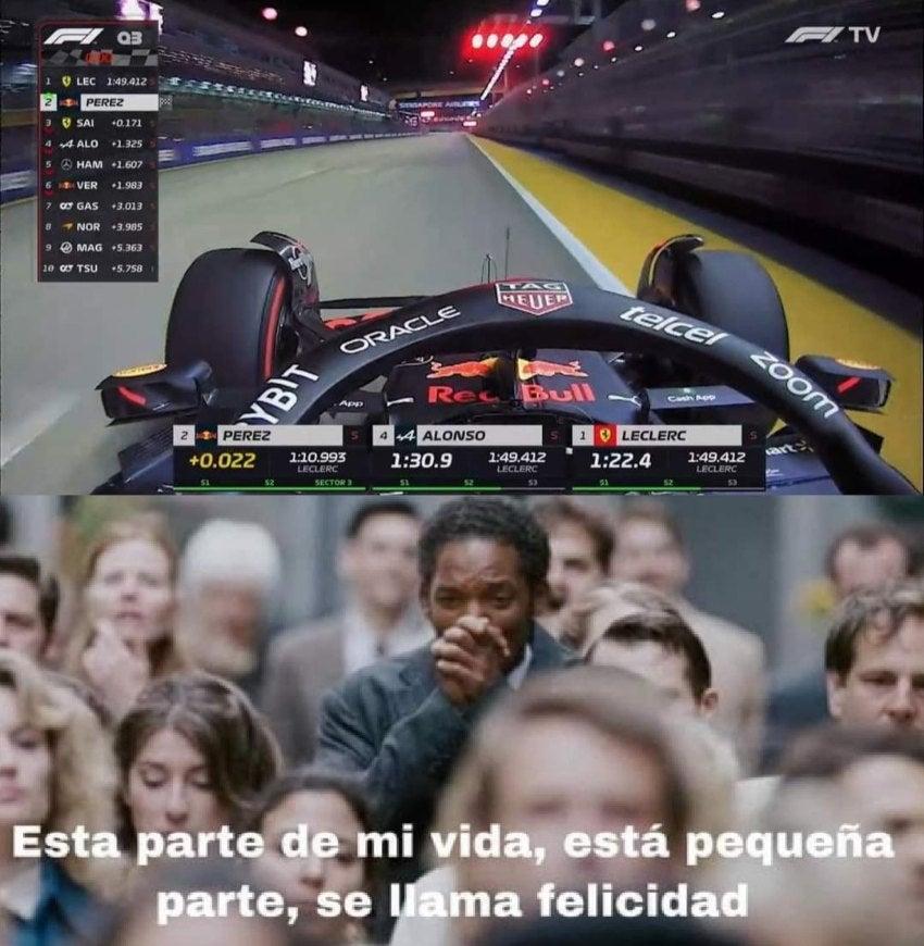 Checo Pérez: Revive los mejores memes del triunfo del mexicano en Singapur