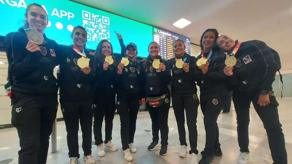 Flag Football: Selección Femenil arribó a México tras conquistar oro en Juegos Mundiales