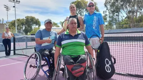 Abierto de Guadalajara: Gabriela Dabrowski convivió y jugó con tenistas en silla de ruedas