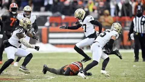 NFL: Saint vino de atrás y le remontó a los Browns de Deshaun Watson