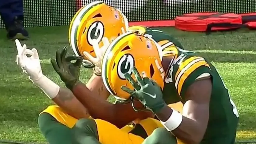 Packers: Jugadores festejaron al estilo de Erling Haaland