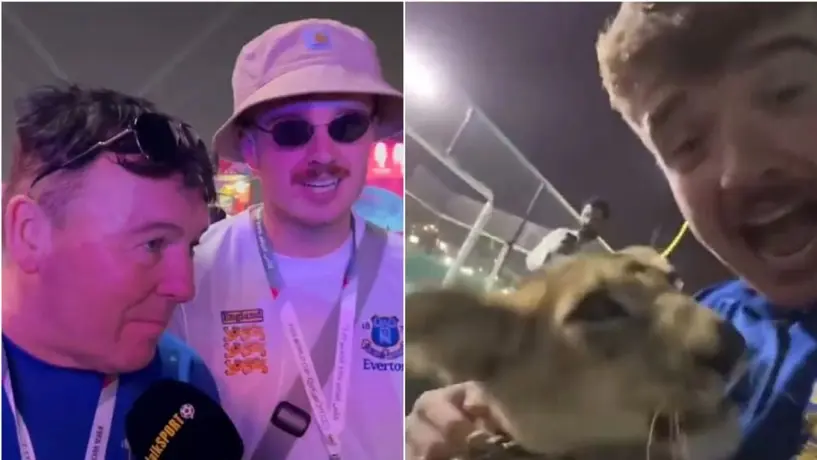 Fans del Everton salieron a buscar cerveza y acabaron en palacio con leones y monos