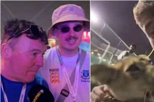 Fans del Everton salieron a buscar cerveza y acabaron en palacio con leones y monos