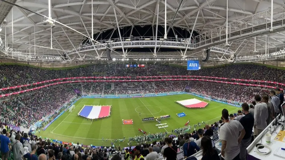 Francia vs Polonia: Gradas lucen con huecos tras la eliminación de México de Qatar 2022