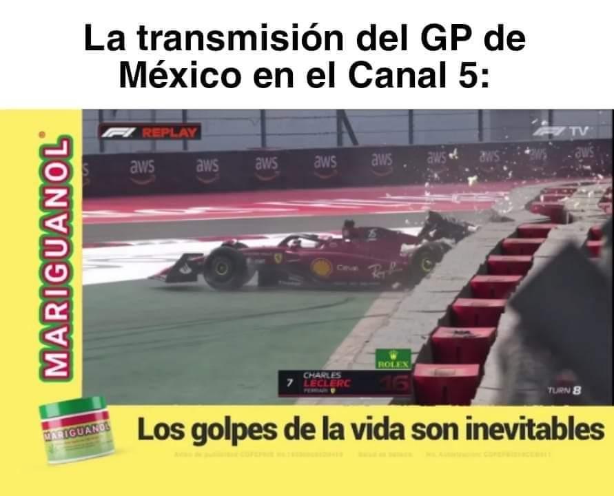 Diviértete con los mejores memes del GP de México