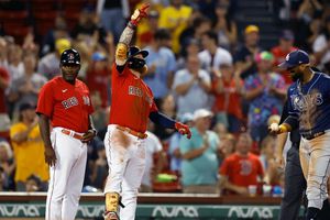 Alex Verdugo: Triple productor del mexicano en triunfo de Red Sox sobre Rays