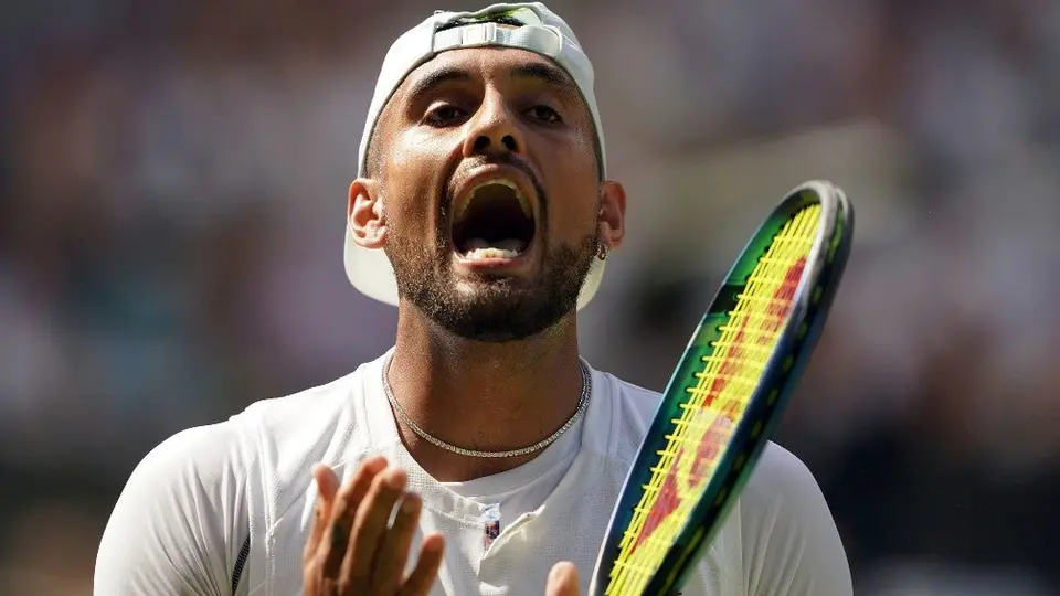 Nick Kyrgios celebró a lo grande en Londres tras caer ante Djokovic en Wimbledon