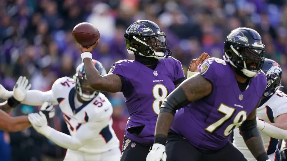 NFL: Lamar Jackson, baja para el juego contra los Steelers