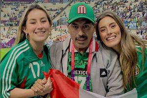 Benjamín Galindo reapareció apoyando a la Selección Mexicana en Qatar 2022
