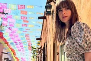 Lily Collins 'enamoró' a las calles de San Miguel de Allende en su visita a México