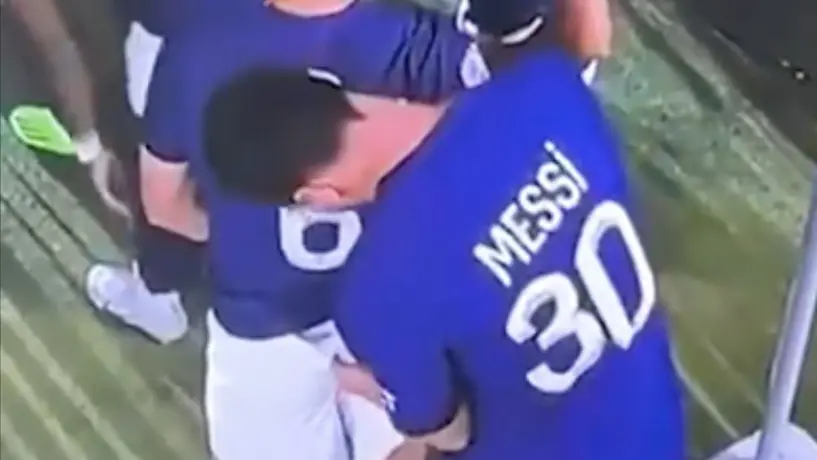 Lionel Messi y la extraña situación en la que fue captado con Marco Verratti