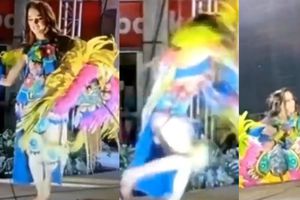 Modelo se electrocutó durante el concurso de belleza Señorita Sahuayo 2022