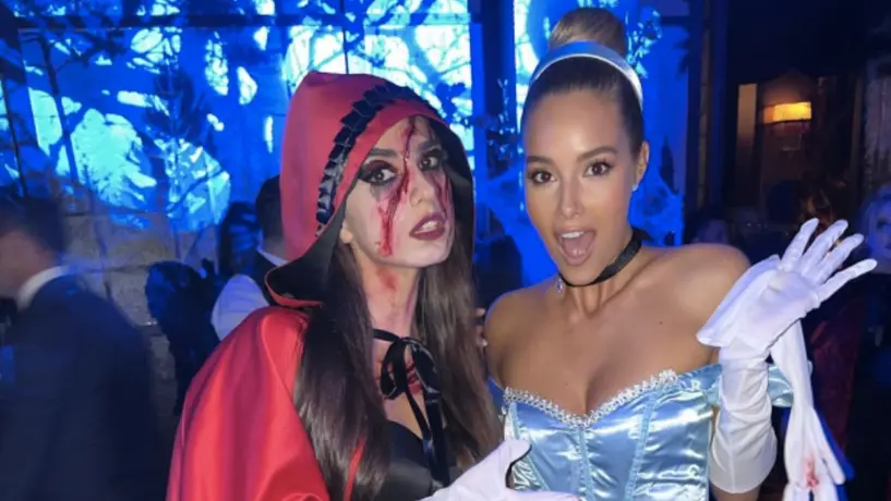El curioso disfraz de la esposa de Graziano Pelle en un Halloween en Dubai
