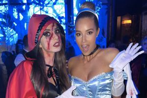 El curioso disfraz de la esposa de Graziano Pelle en un Halloween en Dubai