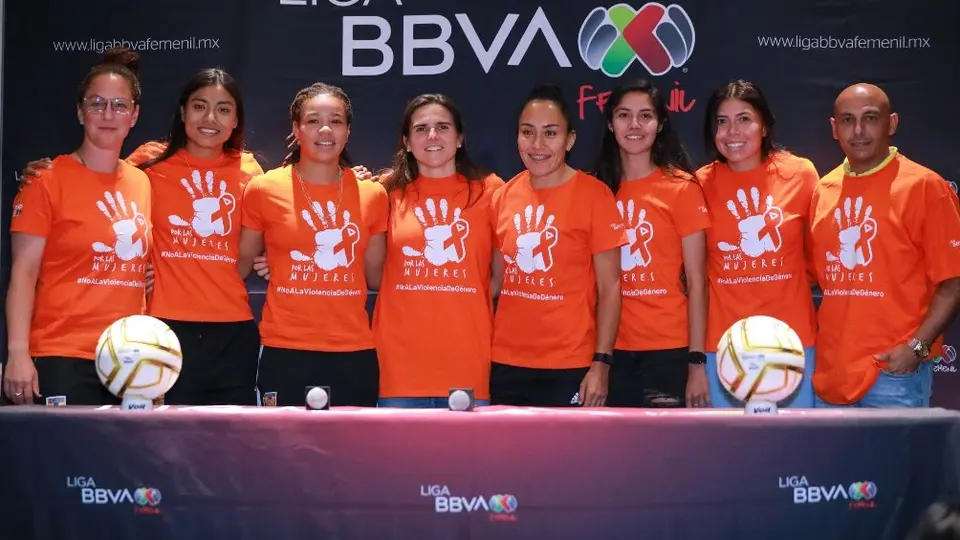 Liga MX Femenil: América y Tigres se unieron en contra de la violencia a la mujer previo a la Final
