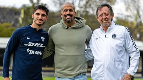 Pumas: Bruja Verón visita La Cantera y se reencuentra con Gustavo del Prete