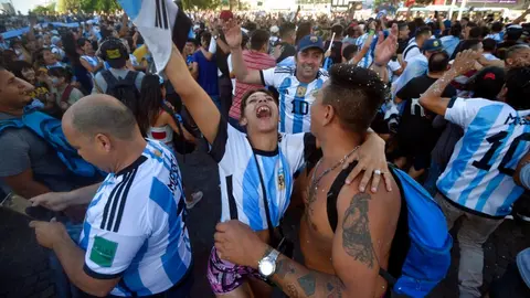 Gol de Lionel Messi contra Croacia enloqueció a todos en Argentina