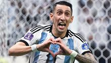 Ángel Di María se divirtió cantando 'Muchachos' con efecto de helio en Navidad