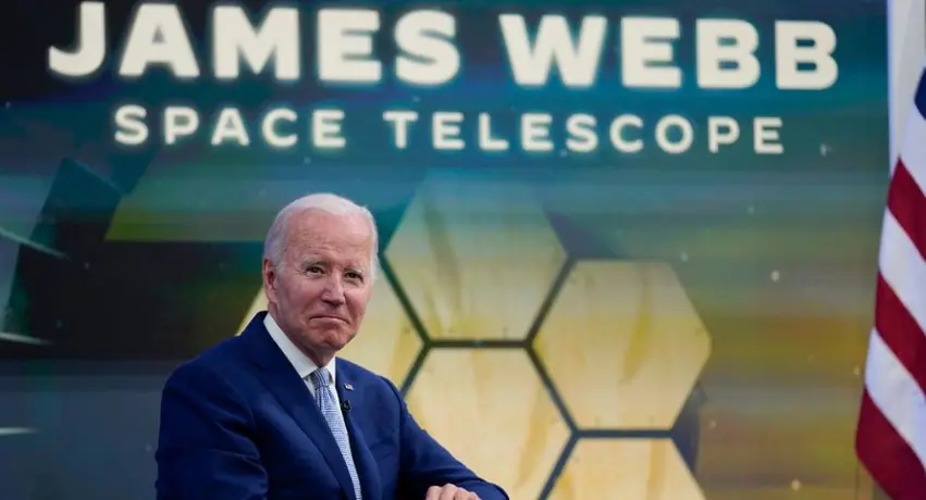 NASA: Joe Biden mostró primera fotografía del poderoso telescopio James Webb