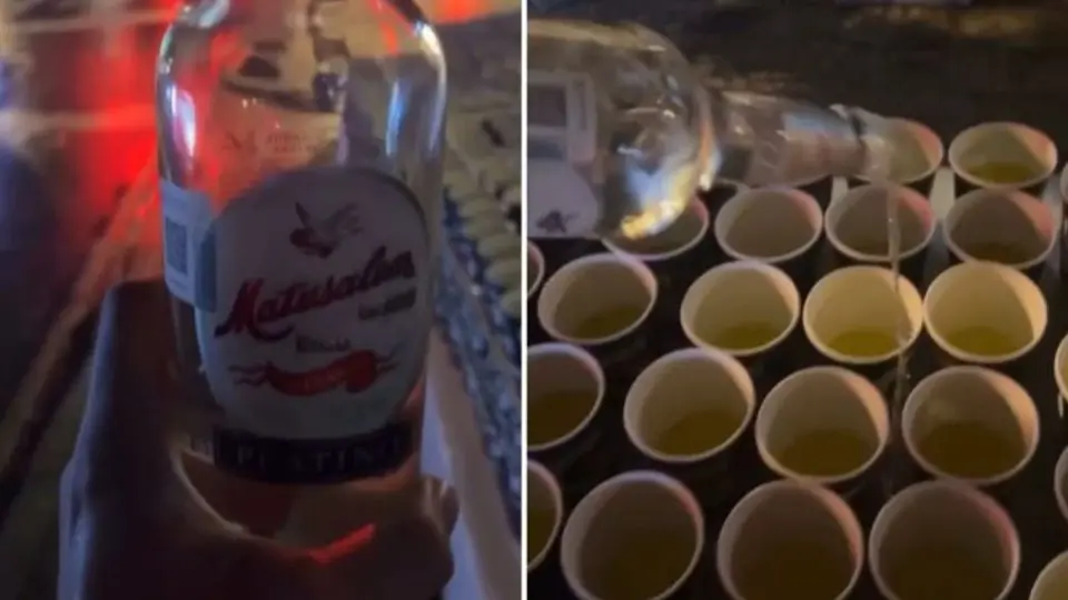 Maratón CDMX 2022: Hombre echó 'ron' en vasos de agua para atletas