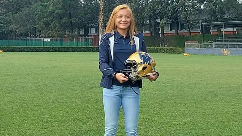 PUMAS CU: Andrea Martínez, la primera mujer en la historia de la ONEFA