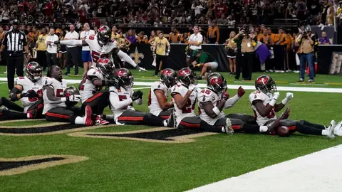 NFL: Buccaneers se impuso a los Saints con riña incluida